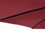 Garden umbrella with burgundy steel pole 225x225x212 cm by , Umbrellas - Ref: Foro24-4005062, Price: 54,93 €, Discount: %