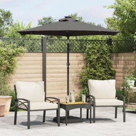 Garden umbrella with anthracite steel pole 225x225x212 cm by , Umbrellas - Ref: Foro24-4005060, Price: 50,99 €, Discount: %