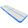 Aufblasbare Gymnastikmatte mit Pumpe, blaues PVC, 300 x 100 x 15 cm von vidaXL, Pilates und Yogamatten - Ref: Foro24-92659, P...