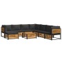 9-piece garden sofa set with solid acacia wood and cushions by , Garden sets - Ref: Foro24-3214897, Price: 1,00 €, Discount: %