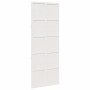 Puerta de granero madera maciza pino blanca 80x208 cm de , Puertas - Ref: Foro24-850645, Precio: 112,41 €, Descuento: %