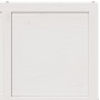 Puerta de granero madera maciza pino blanca 80x208 cm de , Puertas - Ref: Foro24-850645, Precio: 112,41 €, Descuento: %