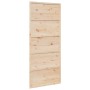 Puerta de granero madera maciza de pino 90x208 cm de , Puertas - Ref: Foro24-850632, Precio: 100,62 €, Descuento: %