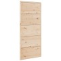 Puerta de granero madera maciza de pino 90x208 cm de , Puertas - Ref: Foro24-850632, Precio: 100,62 €, Descuento: %