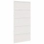 Puerta de granero madera maciza pino blanca 100x208 cm de , Puertas - Ref: Foro24-850630, Precio: 138,71 €, Descuento: %