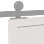 Puerta de granero madera maciza pino blanca 100x208 cm de , Puertas - Ref: Foro24-850630, Precio: 138,71 €, Descuento: %