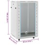 Rack de servidores patas giratorias 18U 19" IP20 60x60x100 cm de , Sistemas de almacenamiento de red - Ref: Foro24-30267, Pre...