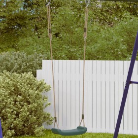 Individual green swing for children with adjustable rope by , Accessories for swings and play structures - Ref: Foro24-400927...