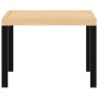 Garden table, black powder-coated steel, 55x55x39.5 cm by , Garden tables - Ref: Foro24-4008568, Price: 50,35 €, Discount: %