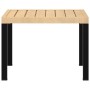 Garden table, black powder-coated steel, 55x55x39.5 cm by , Garden tables - Ref: Foro24-4008568, Price: 50,35 €, Discount: %