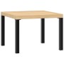 Garden table, black powder-coated steel, 55x55x39.5 cm by , Garden tables - Ref: Foro24-4008568, Price: 50,35 €, Discount: %