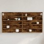 Engineered smoked oak wood display case 100x8.5x50 cm by , Shelves and shelves - Ref: Foro24-847951, Price: 43,15 €, Discount: %