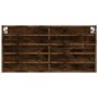 Engineered smoked oak wood display case 100x8.5x50 cm by , Shelves and shelves - Ref: Foro24-847951, Price: 43,15 €, Discount: %