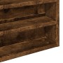 Engineered smoked oak wood display case 100x8.5x50 cm by , Shelves and shelves - Ref: Foro24-847951, Price: 43,15 €, Discount: %