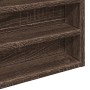 Vitrina de madera de ingeniería marrón roble 100x8,5x50 cm de , Estantes y estanterías - Ref: Foro24-847953, Precio: 44,35 €,...