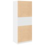 Engineered wood white wardrobe 80x50x200 cm by , Wardrobes - Ref: Foro24-3307693, Price: 182,59 €, Discount: %