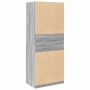 Engineered wood wardrobe in Sonoma grey, 80x50x200 cm by , Wardrobes - Ref: Foro24-3307698, Price: 181,14 €, Discount: %