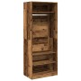 Armario de madera de ingeniería madera envejecida 80x50x200 cm de , Armarios roperos - Ref: Foro24-3307700, Precio: 175,96 €,...