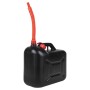 Bidón de combustible boquilla flexible 3 ud plástico negro 20 l de , Garrafas para combustible portátiles - Ref: Foro24-15504...