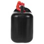 Bidón de combustible boquilla flexible 3 ud plástico negro 20 l de , Garrafas para combustible portátiles - Ref: Foro24-15504...