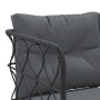 Garden sofa with black steel frame and textilene cushions by , Garden sets - Ref: Foro24-3283747, Price: 374,64 €, Discount: %