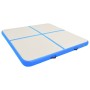 Aufblasbare Gymnastikmatte mit Pumpe, blaues PVC, 200 x 200 x 10 cm von vidaXL, Pilates und Yogamatten - Ref: Foro24-92695, P...