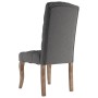 Dining chairs, set of 4, fabric with a gray linen-like appearance. by , dining chairs - Ref: Foro24-3309173, Price: 480,99 €,...