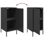 Cold-rolled black steel sideboard 2 pieces 36x39x79 cm by , Sideboards - Ref: Foro24-843013, Price: 154,38 €, Discount: %