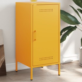 Cold-rolled steel sideboard in mustard yellow 36x39x79 cm by , Sideboards - Ref: Foro24-843018, Price: 95,88 €, Discount: %