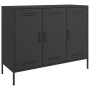 Cold-rolled black steel sideboard 100.5x39x79 cm by , Sideboards - Ref: Foro24-843024, Price: 172,43 €, Discount: %