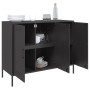 Cold-rolled black steel sideboard 100.5x39x79 cm by , Sideboards - Ref: Foro24-843024, Price: 172,43 €, Discount: %