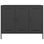 Cold-rolled black steel sideboard 100.5x39x79 cm by , Sideboards - Ref: Foro24-843024, Price: 172,43 €, Discount: %