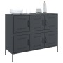 Cold-rolled anthracite gray laminated steel sideboard 100.5x39x79 cm by , Sideboards - Ref: Foro24-843098, Price: 184,37 €, D...