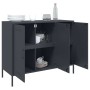 Cold-rolled anthracite gray laminated steel sideboard 100.5x39x79 cm by , Sideboards - Ref: Foro24-843026, Price: 183,96 €, D...