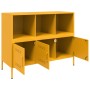 Cold-rolled steel sideboard in yellow, 100.5x39x79 cm by , Sideboards - Ref: Foro24-843093, Price: 164,81 €, Discount: %