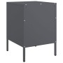 Cold-rolled steel anthracite bedside table 36x39x50.5 cm by , Nightstands - Ref: Foro24-843058, Price: 104,99 €, Discount: %