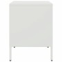 Cold-rolled steel white bedside table 36x39x50.5 cm by , Nightstands - Ref: Foro24-843064, Price: 78,65 €, Discount: %