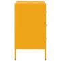 Bedside tables 2 units yellow laminated steel 36x39x68 cm by , Nightstands - Ref: Foro24-843085, Price: 215,94 €, Discount: %