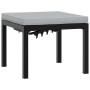 Garden bench cushions 4 pieces steel powder-coated black by , Garden sets - Ref: Foro24-3283640, Price: 283,13 €, Discount: %