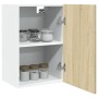 Hanging kitchen cabinet made of plywood in oak color, measuring 39.5x31x60 cm. by , Kitchen cabinets - Ref: Foro24-847496, Pr...