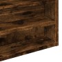 Vitrina de madera de ingeniería roble ahumado 80x8,5x58 cm de , Estantes y estanterías - Ref: Foro24-847958, Precio: 48,58 €,...