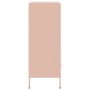 Aparador de acero laminado en frío rosa 68x39x101,5 cm de , Aparadores - Ref: Foro24-843109, Precio: 194,23 €, Descuento: %