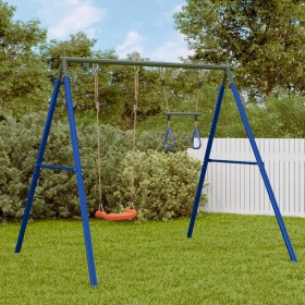 Outdoor swing set with swing and trapeze. by , Swings and play structures - Ref: Foro24-3283586, Price: 116,99 €, Discount: %