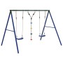 Outdoor swing set with swings and a rope disc. by , Swings and play structures - Ref: Foro24-3283592, Price: 134,99 €, Discou...