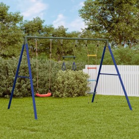 Outdoor swing set with trapeze and ladder by , Swings and play structures - Ref: Foro24-3283602, Price: 132,99 €, Discount: %