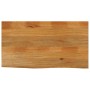 Tablero de mesa borde natural madera maciza mango 100x60x2,5 cm de , Tableros para mesas - Ref: Foro24-370550, Precio: 63,40 ...