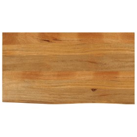 Solid mango wood natural edge table top 100x60x2.5 cm by , Table tops - Ref: Foro24-370550, Price: 76,29 €, Discount: %