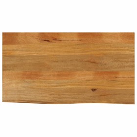 Solid mango wood natural edge table top 120x60x2.5 cm by , Table tops - Ref: Foro24-370552, Price: 88,04 €, Discount: %