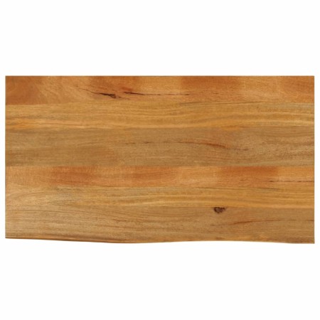 Tablero de mesa borde natural madera maciza mango 120x60x2,5 cm de , Tableros para mesas - Ref: Foro24-370552, Precio: 88,04 ...