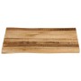 Tabletop with natural rough-edged mango wood border 40x40x2.5 cm by , Table tops - Ref: Foro24-370654, Price: 28,30 €, Discou...